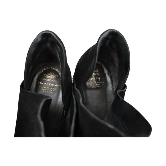 Officine Creative Sabine Ankle Booties In Black Suede Women’s Size 39.5 - Picture 12 of 15